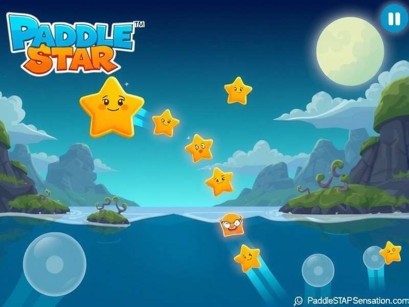Paddle Star Sensation Game Screenshot